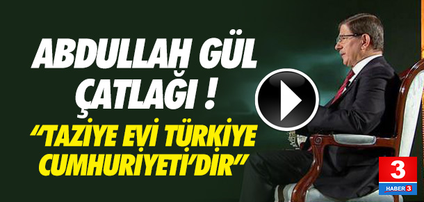 Davutoğlu ile Gül arasında taziye krizi ! - Resim : 1