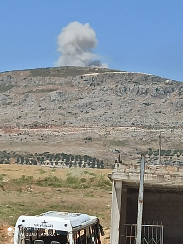 İdlib’de şiddetli patlama! - Resim : 2