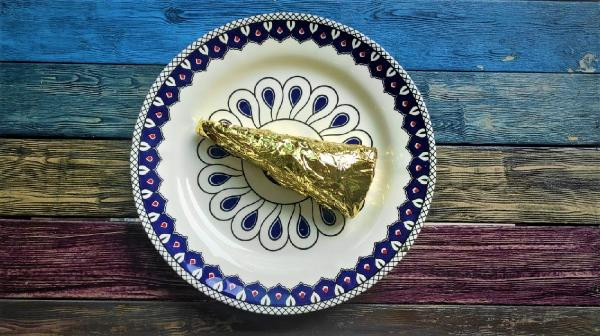 Bu da altın kaplamalı baklava! Dilimi 500 liradan satılıyor - Resim : 3