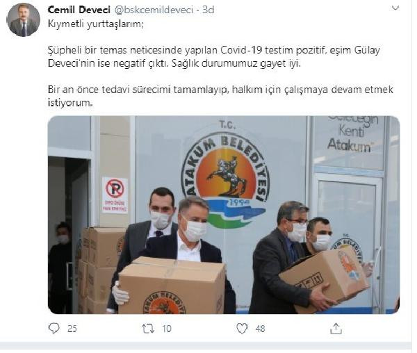 CHP'li belediye başkanının koronavirüs testi pozitif çıktı - Resim : 1