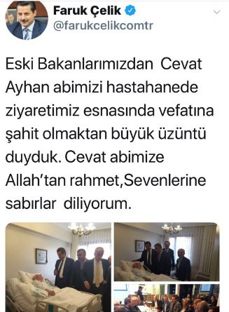 AK Partili Faruk Çelik'ten skandal tweet - Resim : 1