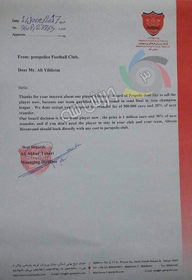 Fenerbahçe'de transferin belgesi ortaya çıktı - Resim : 1