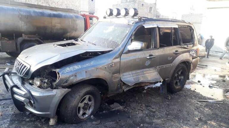 Teröristler El Bab'da sivillere TOW füzesiyle saldırdı - Resim : 1