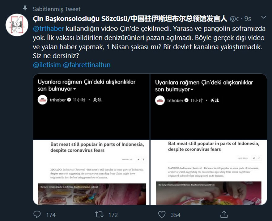 Çin'deki TRT Haber'deki görüntülere tepki: 1 Nisan şakası mı ? - Resim : 1