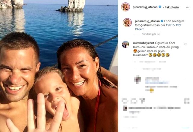 Kayınvalidesinden Pınar Altuğ'un paylaşımına ilginç yorum - Resim : 1