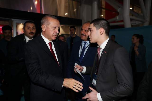 Cumhurbaşkanı Erdoğan, Mert Şener'i kabul etti - Resim : 1