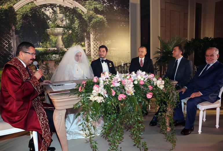 Cumhurbaşkanı Erdoğan nikah şahidi oldu - Resim : 1