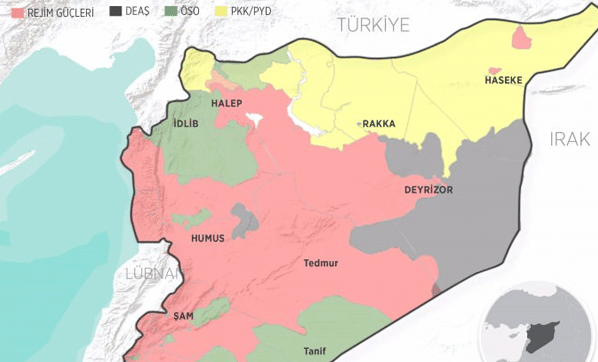 ABD destekliyor PKK genişliyor ! İşte o harita - Resim : 1
