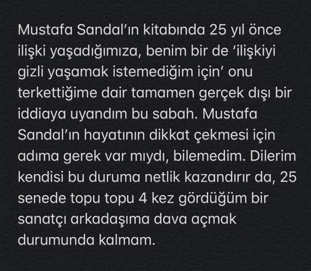 Defne Samyeli'den Mustafa Sandal'ın aşk iddiasına yanıt - Resim : 1