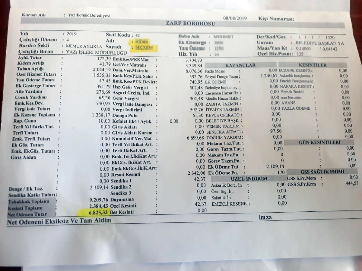 Belediyeyi böyle sömürmüşler ! İşte o liste... - Resim : 1