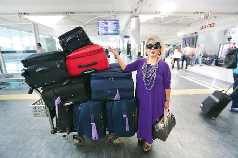 560 kilo bavul fazlasıyla Hindistan'a uçtular - Resim : 1