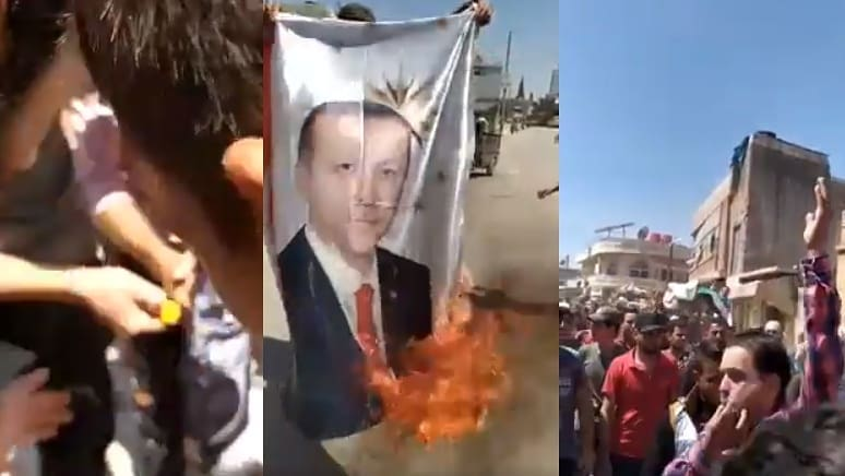 Suriyeliler sınırda ''Hain Türkiye'' diye slogan attılar ! - Resim : 2