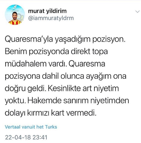 Murat Yıldırım’dan maç sonu skandal paylaşım ! - Resim : 2
