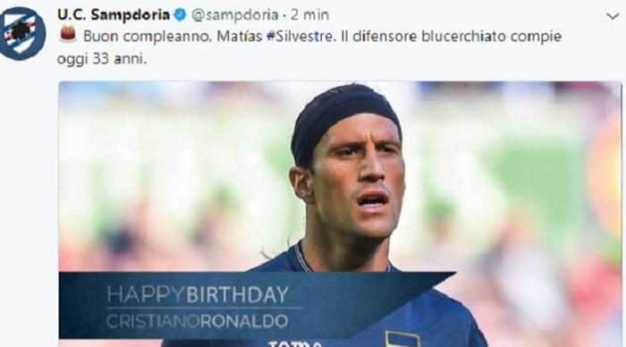 Sampdoria'dan Ronaldo gafı - Resim : 1
