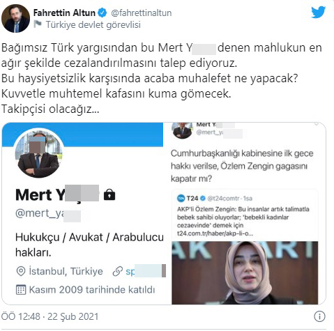 AK Partili Zengin'e hakarete soruşturma! - Resim : 1