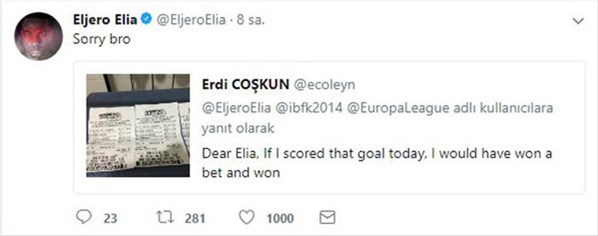 Elia'dan bahis oynayan gence: ''Üzgünüm'' - Resim : 1