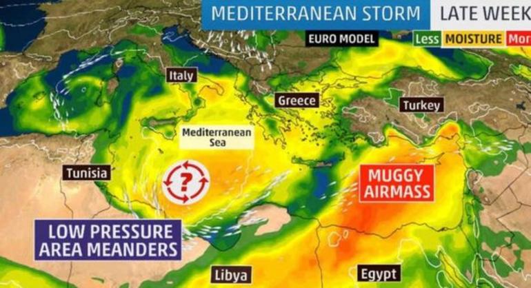 BBC böyle duyurdu: Nadir görülen Akdeniz fırtınası geliyor - Resim : 2