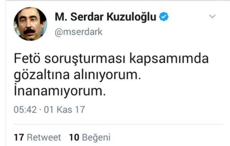 Serdar Kuzuloğlu FETÖ'den gözaltında - Resim : 1