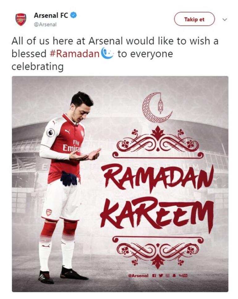 Arsenal Ramazan ayını kutladı - Resim : 1