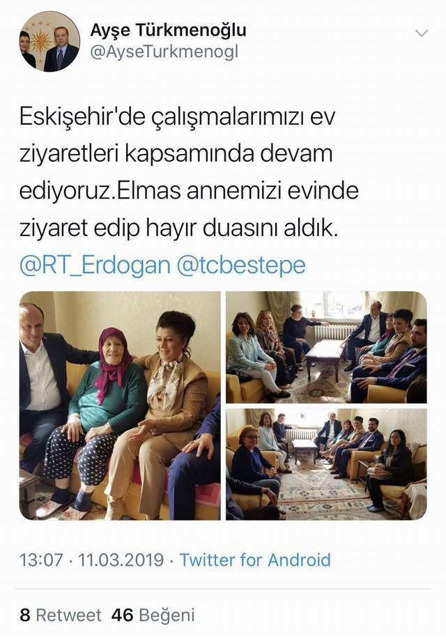 Erdoğan’ın başdanışmanı ''seçim ziyareti'' kapsamında kendi evine gitti - Resim : 1