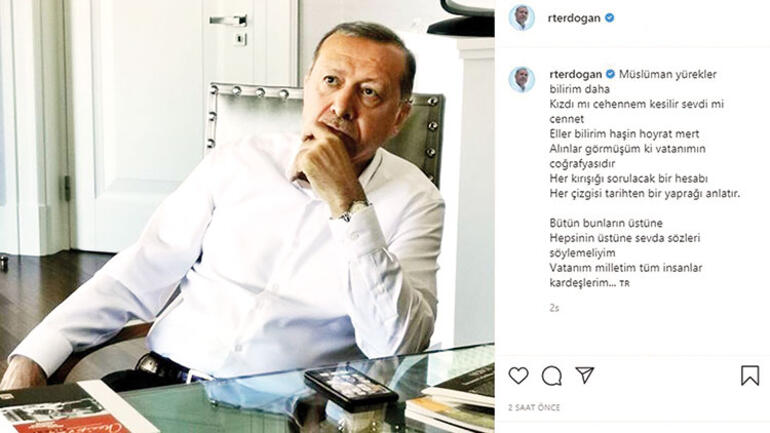 Erdoğan'dan şiir paylaşımı - Resim : 1