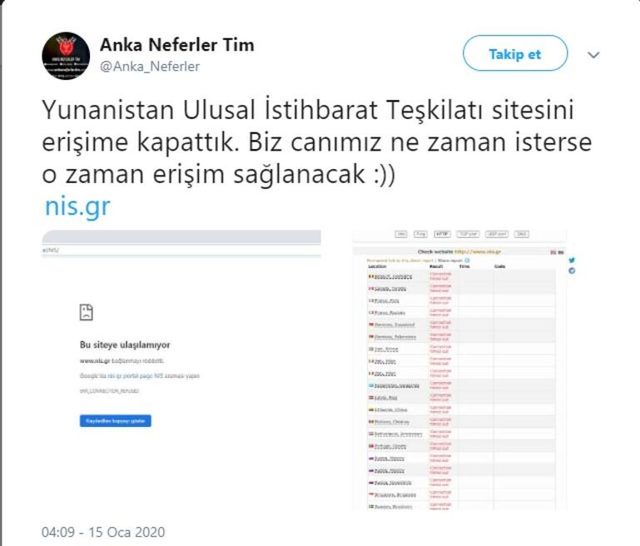 Yunanistan'a hacker şoku: ''Canımız ne zaman isterse...'' - Resim : 2
