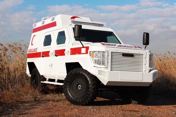Zırhlı ambulans fuarda tanıtılacak - Resim : 1