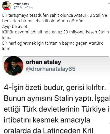 AK Partili Orhan Atalay'dan skandal Atatürk benzetmesi - Resim : 2