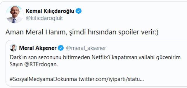 Erdoğan'dan muhalefet liderlerine Netflix göndermesi - Resim : 2