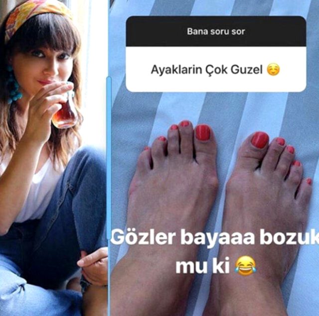 Nurgül Yeşilçay'ın ayakları sosyal medyayı salladı - Resim : 1