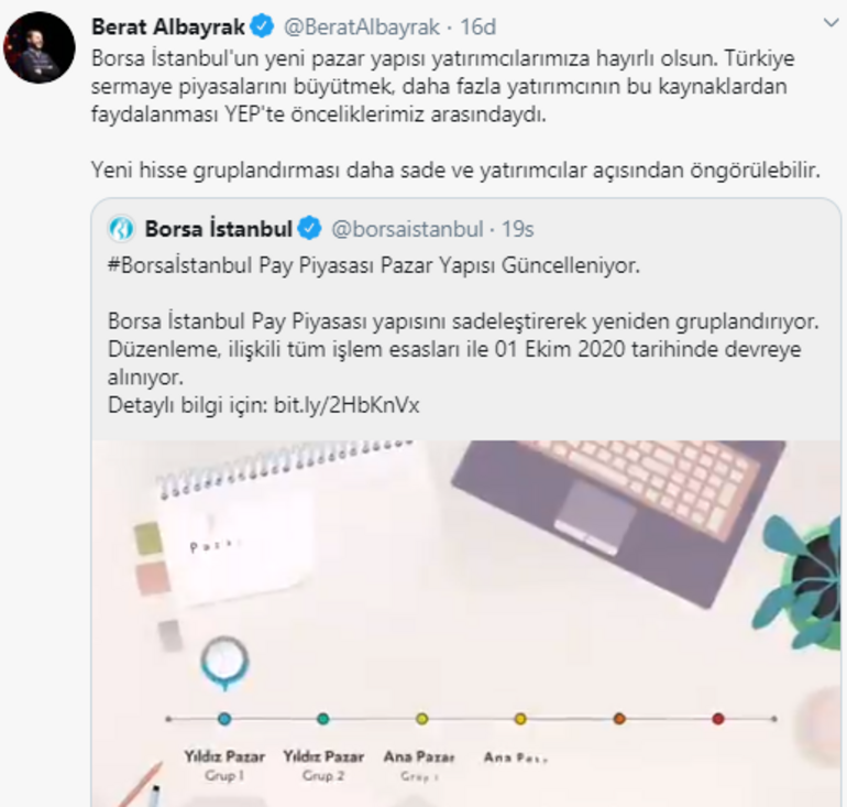 Bakan Albayrak'tan ''Borsa İstanbul'' açıklaması - Resim : 1