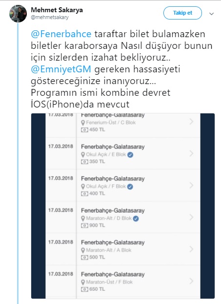 Fenerbahçeli taraftarlardan bilet isyanı ! - Resim : 5