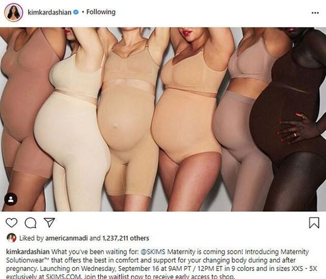Kim Kardashian'ın hamile korsesi koleksiyonu büyük tepki topladı - Resim : 1