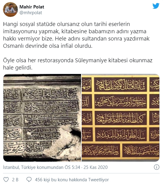 Tarihi çeşmeye babasının adını yazdıran AK Partili Çamlı: Ne var yani ? - Resim : 1