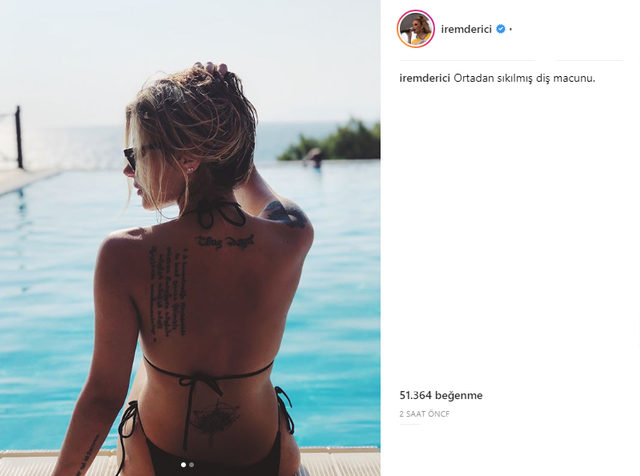Bikinili pozu sosyal medyayı salladı ! - Resim : 2