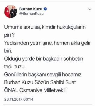 AK Partili Kuzu'nun Twitter'daki şiirleri olay oldu - Resim : 2