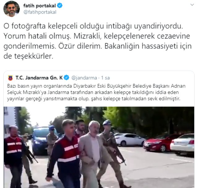 Jandarma, Fatih Portakal'ın iddiasını yalanladı - Resim : 2