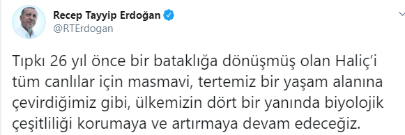 İmamoğlu'nun ''Haliç açılımına'' Erdoğan'dan ''ben de varım'' paylaşımı - Resim : 1