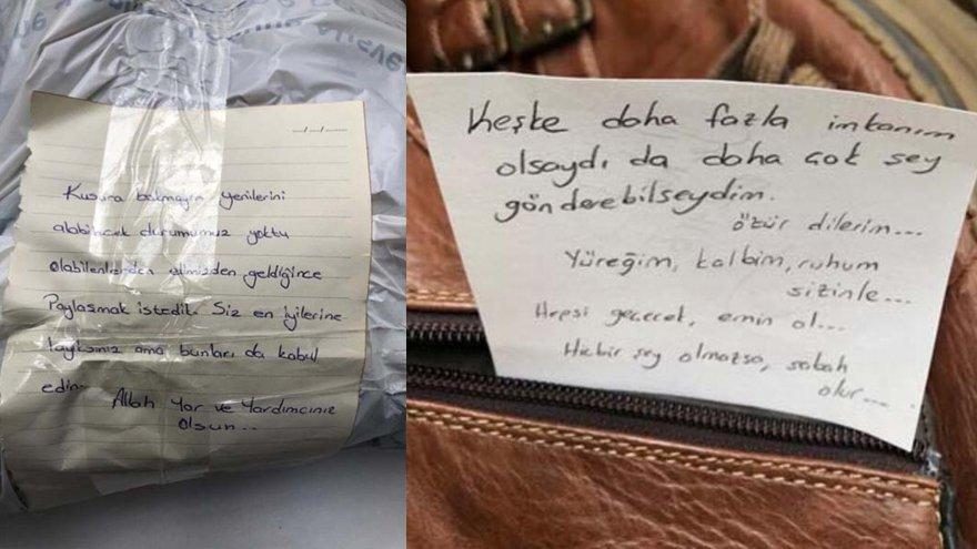 Elazığ'a giden yardım paketinde duygulandıran not - Resim : 3