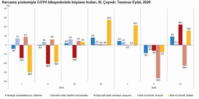 Türkiye'nin 3'üncü çeyrek büyüme rakamları açıklandı - Resim : 6