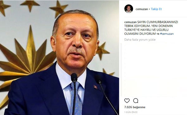 Cem Uzan'dan Erdoğan paylaşımı - Resim : 1