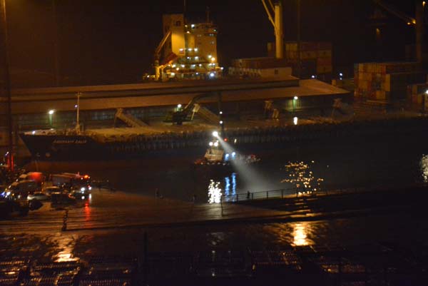 Balıkesir'de otomobil limandan denize düştü - Resim : 2