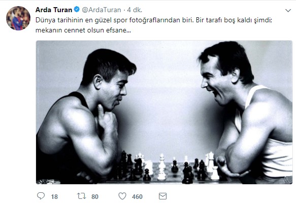 Arda Turan'dan Naim Süleymanoğlu paylaşımı - Resim : 1