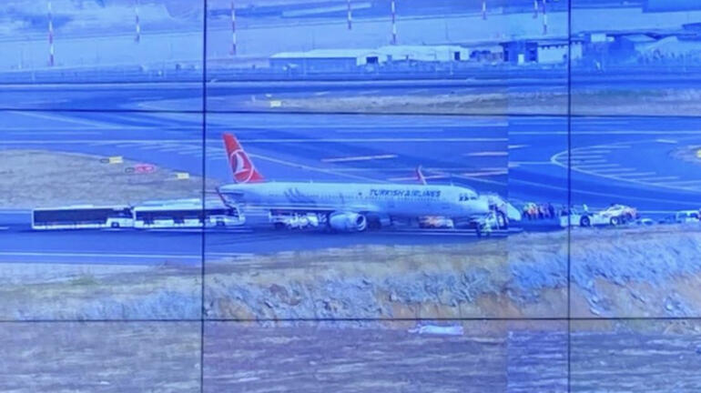 İstanbul Havalimanı'nda korkutan anlar ! - Resim : 1