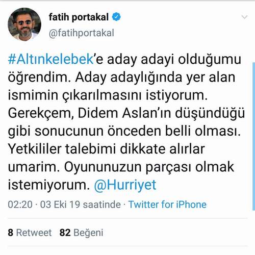 Didem Arslan Yılmaz'ın ardından Fatih Portakal da tepki gösterdi - Resim : 1