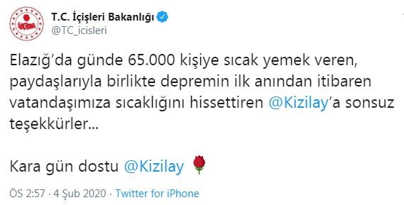 Bakan Süleyman Soylu'dan Kızılay'a destek - Resim : 2
