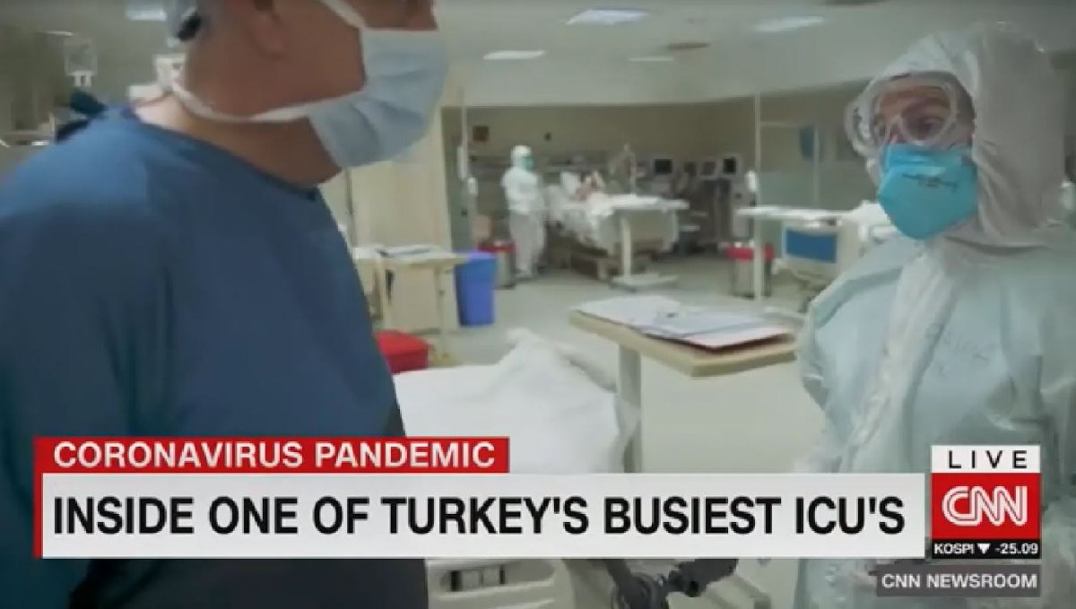 CNN Türkiye'deki en kritik yoğun bakım alanına girdi ! - Resim : 2