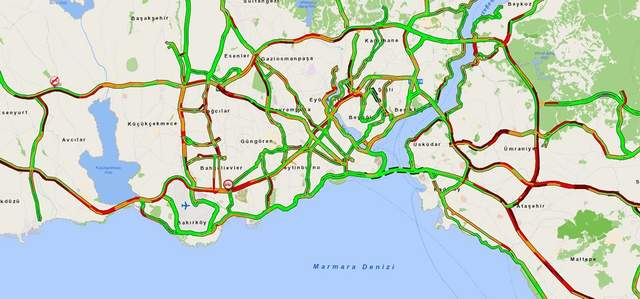 Sokağa çıkma yasağı bitti; İstanbul'da trafik yoğunluğu başladı! - Resim : 1
