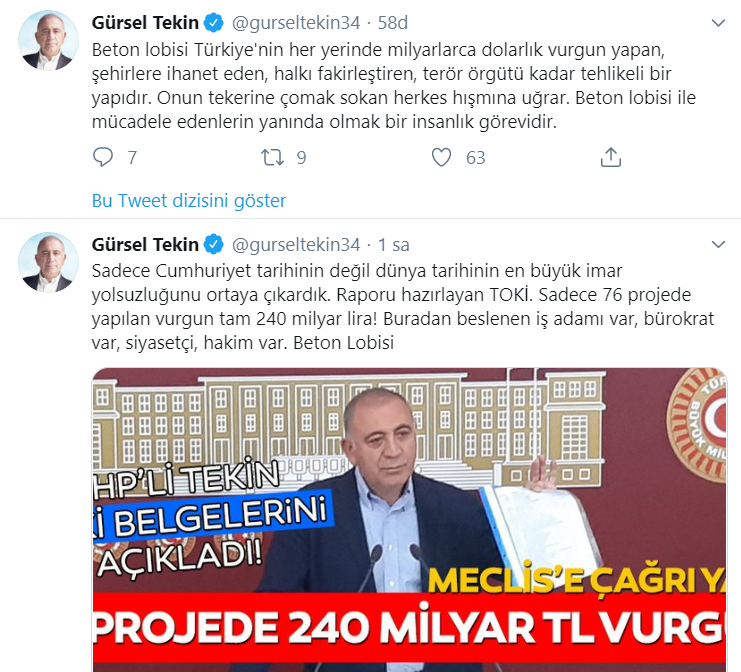 CHP'li Gürsel Tekin skandal TOKİ raporunu açıkladı ! - Resim : 2