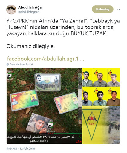 Abdullah Ağar'dan çarpıcı Afrin analizi !  - Resim : 2